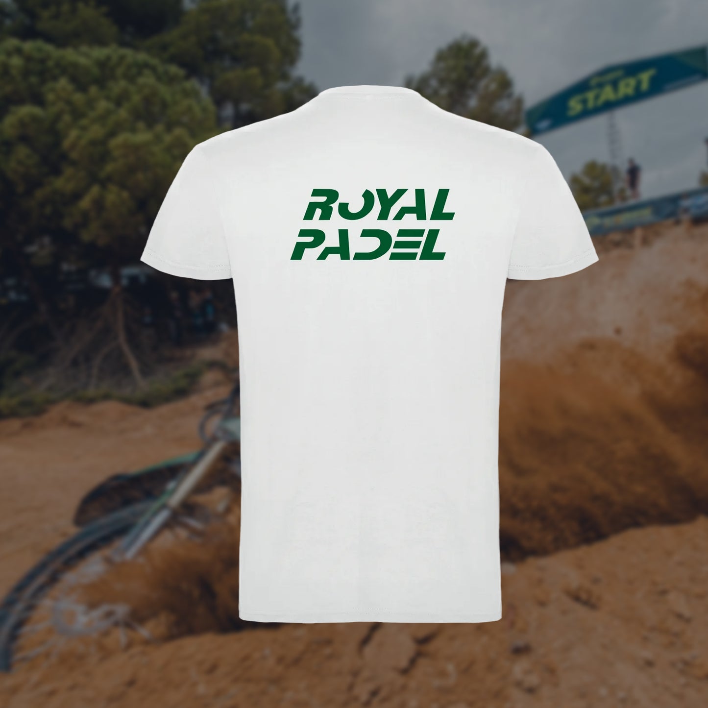 Camiseta Manga Corta Blanca Polea Camp